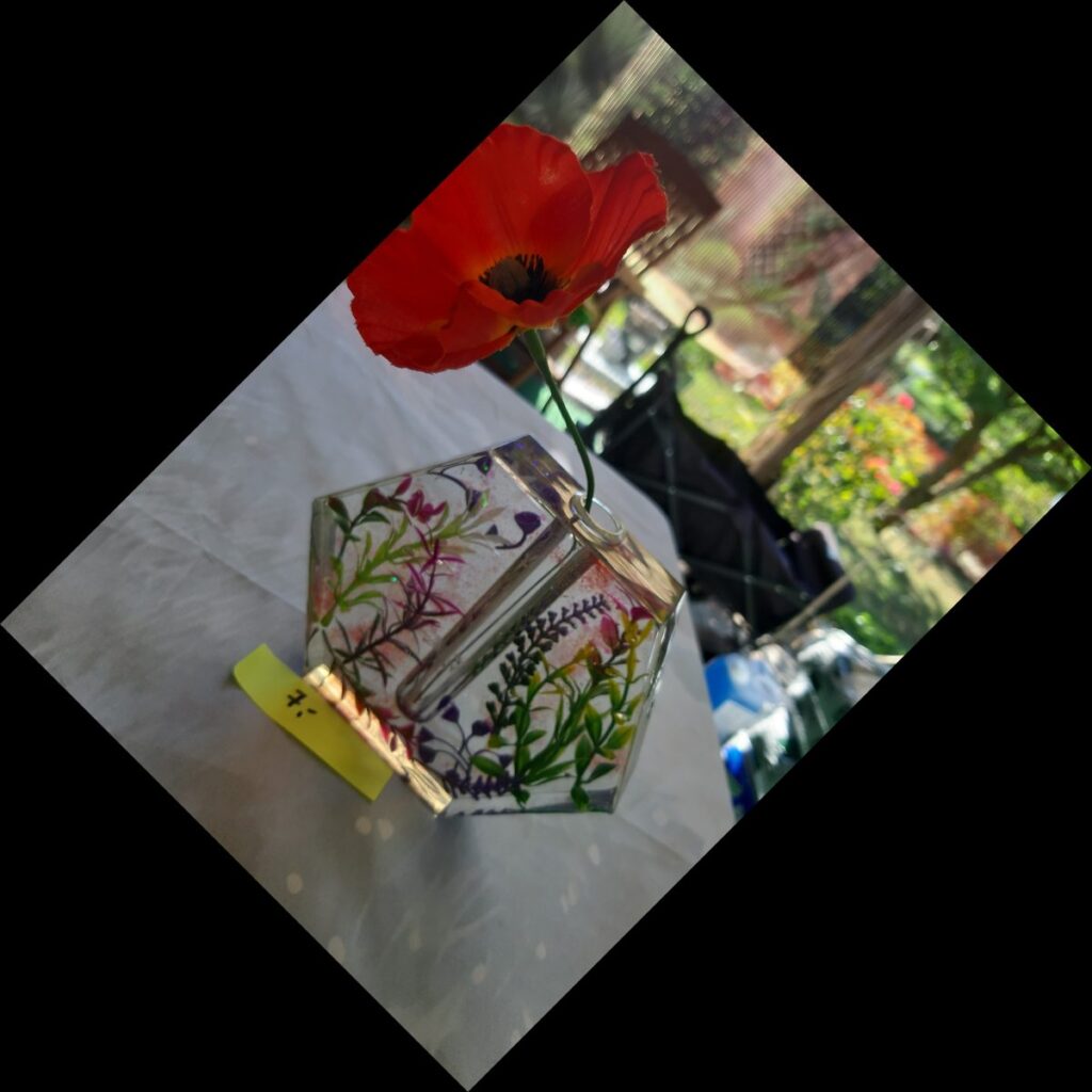 blumenarrangementmitintegriertervase
